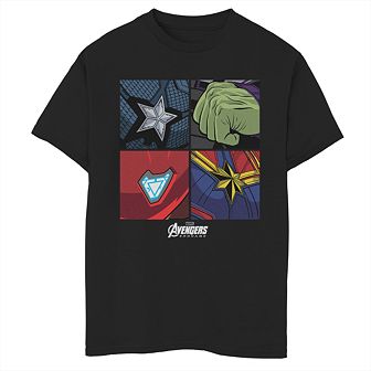 Boys 8-20 Marvel Hero Emblems Tee