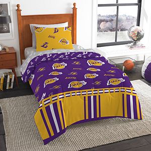 Los Angeles Lakers Reverse Slam Full Queen Comforter Set By Northwest