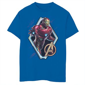Boys 8-20 Marvel Iron Man Sun Tee