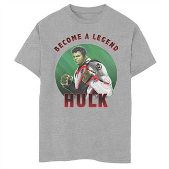 Boys 8-20 Marvel Hulk Armor Circle Tee