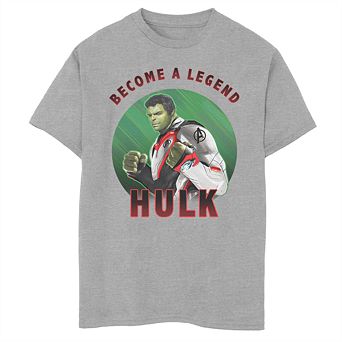 Boys 8-20 Marvel Hulk Armor Circle Tee