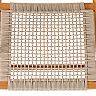 Patio Sense Sedia Da Giardino Vega In Legno Di Acacia – Design Metà Secolo, Seduta Intrecciata In Nylon Ecrù – Per Esterni, Balcone E Piscina – 61x79x63 Cm - 2
