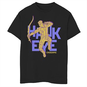Boys 8-20 Marvel Hawkeye Text Tee