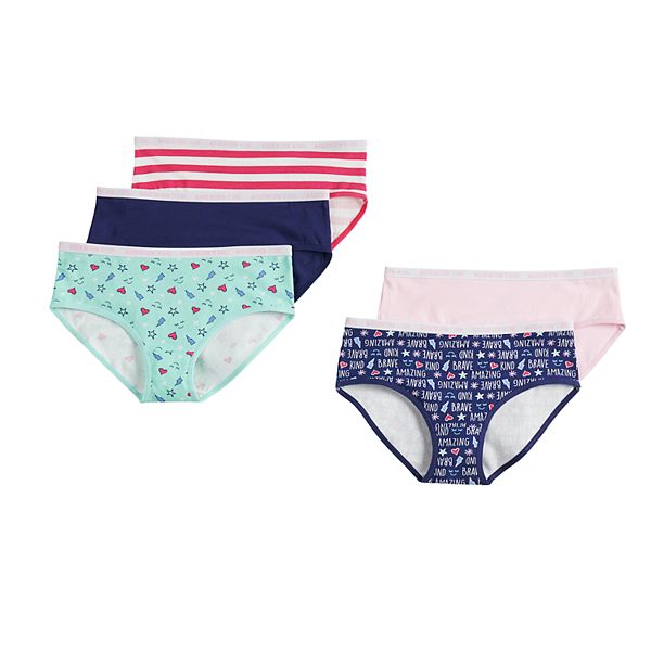 Girls 6-16 & Plus Size Maidenform® 5-Pack Hipster Panties