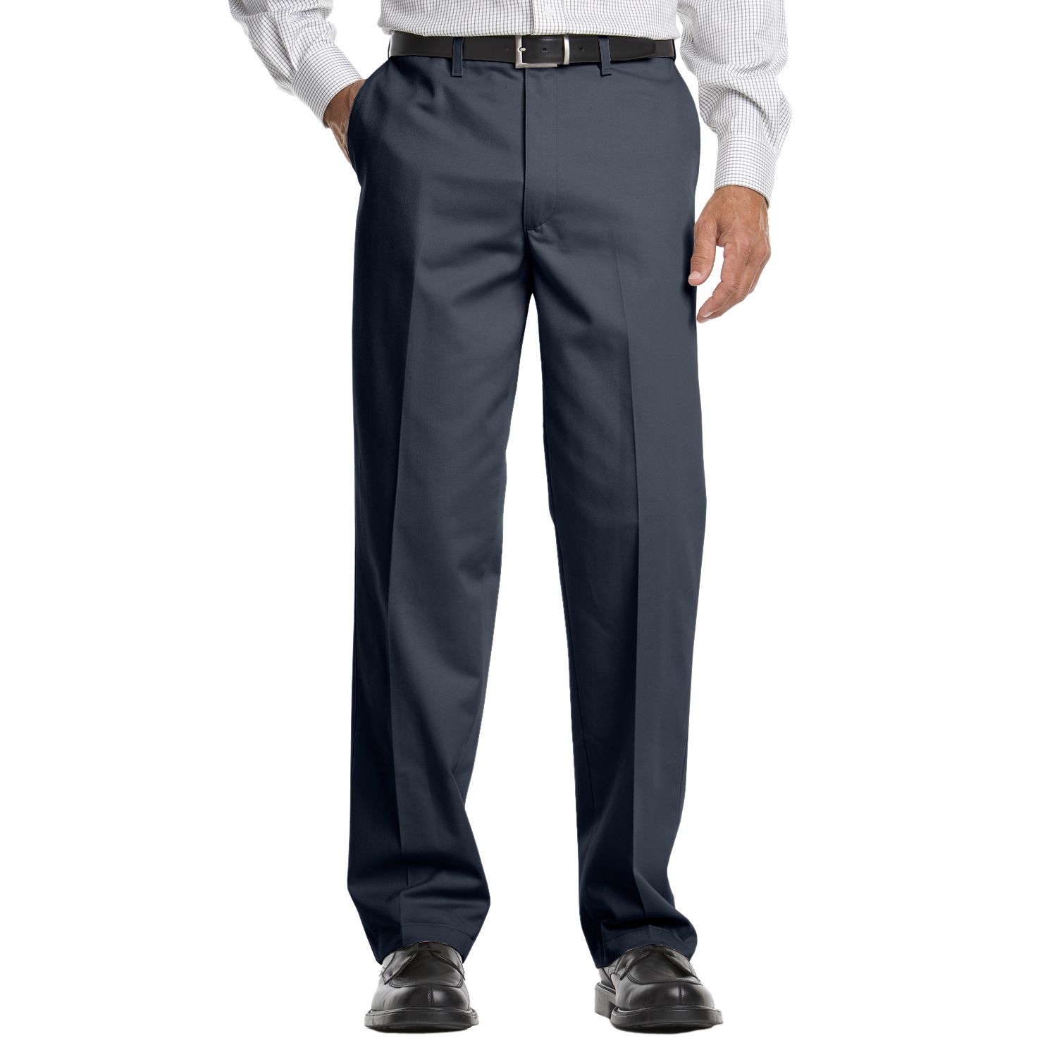 lee men's total freedom relaxed classic fit flat front pant