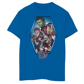 Boys 8-20 Marvel Avengers Hexagon Tee