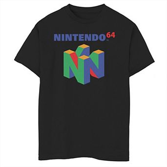 Boys 8-20 Nintendo N64 Logo Tee