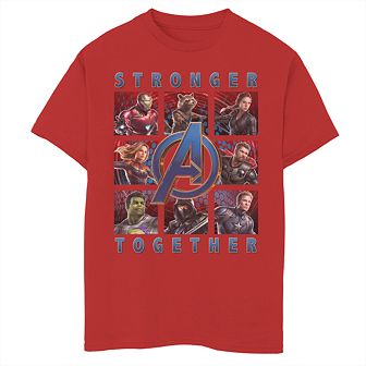 Boys 8-20 Marvel Boxes Full Of Avengers Tee