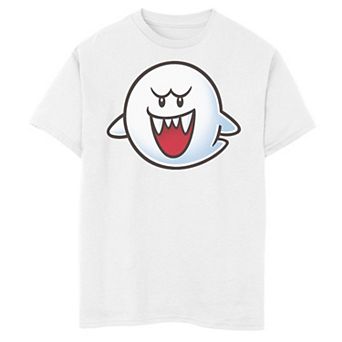 Boys 6-20 Nintendo Super Mario Boo Face Tee