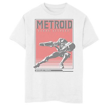 Boys 8-20Nintendo Metroid Samus Solid Tee