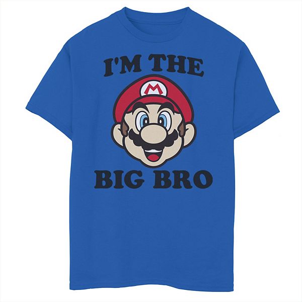 Boys 8 20 Nintendo Super Mario Big Bro Graphic Tee - the mushroon kingdom roblox