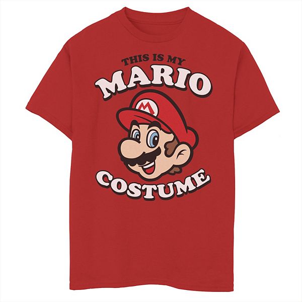 Boys 8 20 Nintendo Super Mario Costume Graphic Tee - classic mario pants roblox