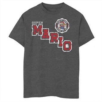 Boys 6-20 Nintendo Super Mario Varsity Team Graphic Tee