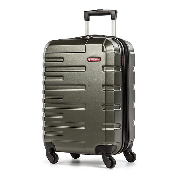 Swiss Mobility Quad Hardside Spinner Luggage Green (24 INCH) BrickSeek