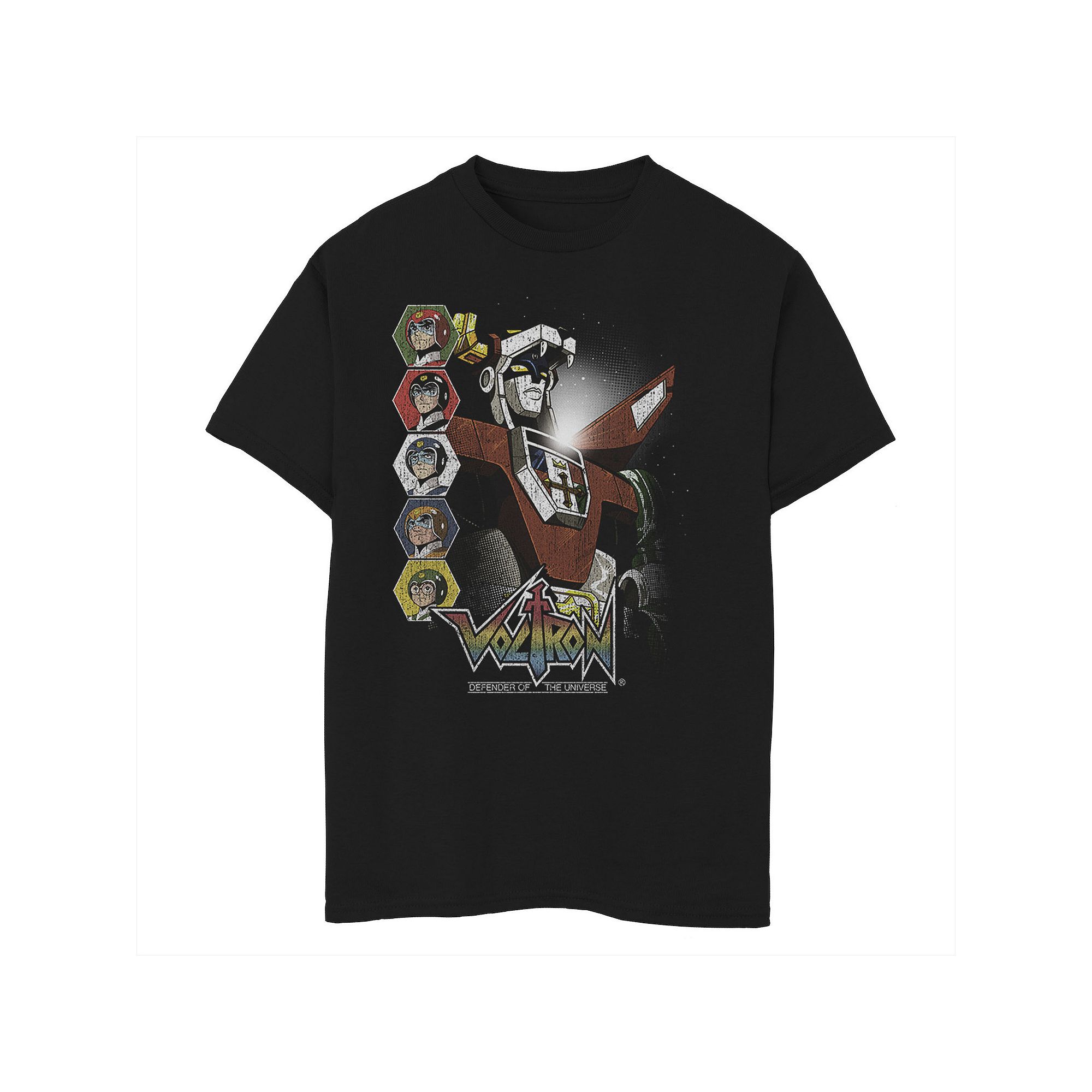 Boys 8-20 Voltron Lions Unite Graphic Tee, Boys, Size: XS, Black