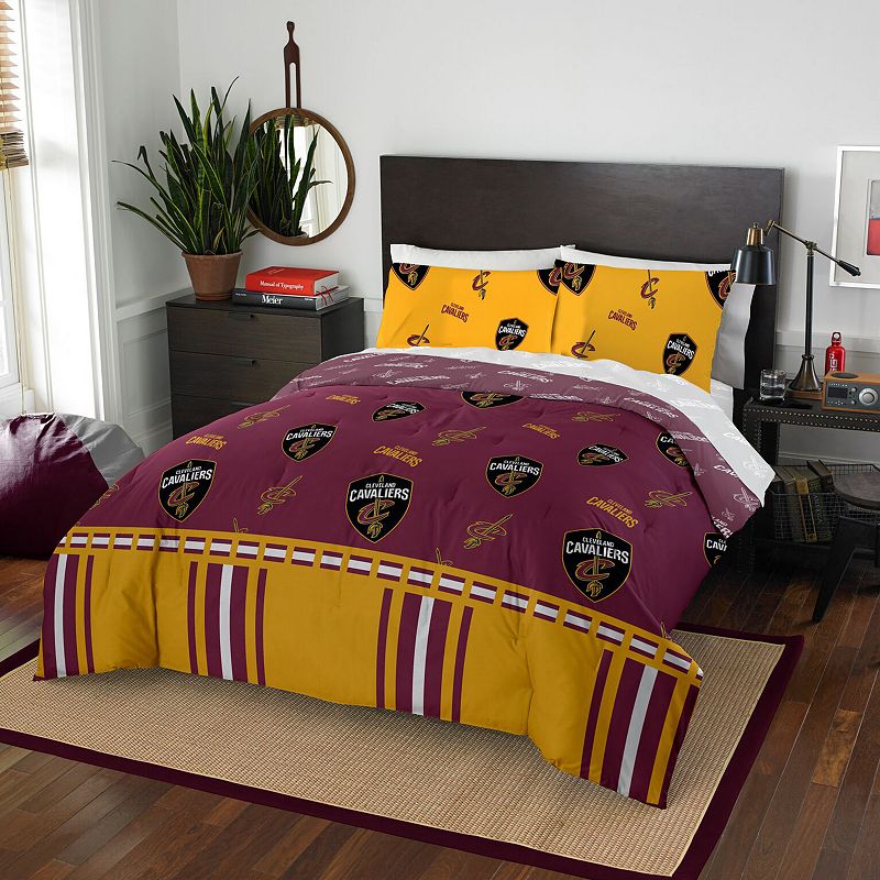 Cleveland Cavaliers NBA Queen Bedding Set by Northwest, Multicolor