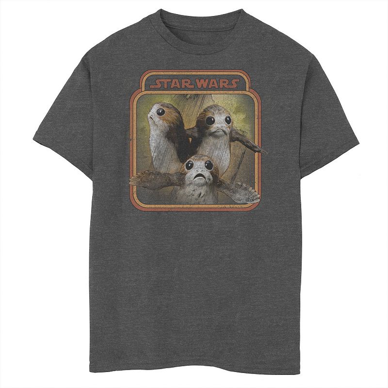 UPC 191231584169 product image for Boys' 8-20 Star Wars Porgs Trio Graphic Tee, Boy's, Size: Small, Grey Heather | upcitemdb.com