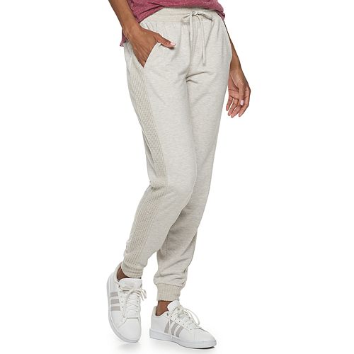waffle knit jogger pants