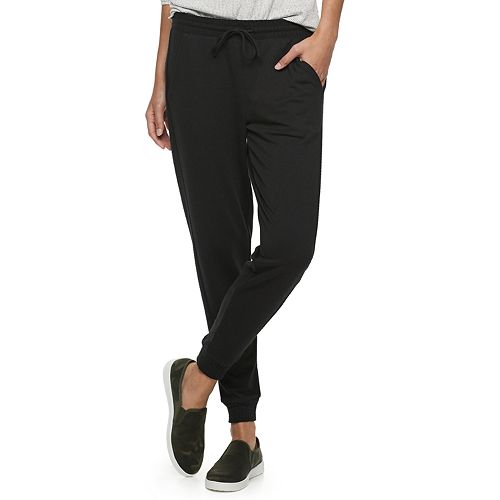 waffle knit jogger pants
