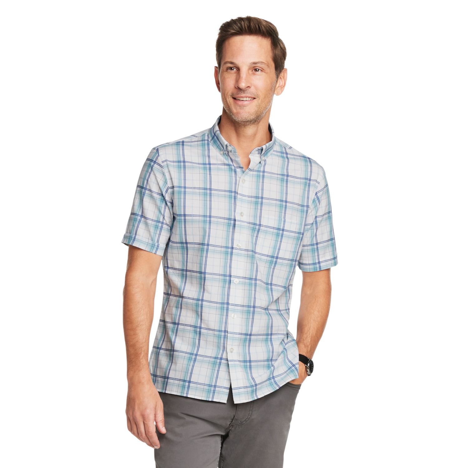 Men's Van Heusen Never Tuck Slim-Fit 