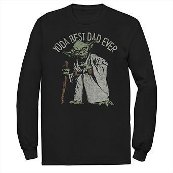 Men's Star Wars "Yoda Best Dad Ever" Dad Graphic Tee
