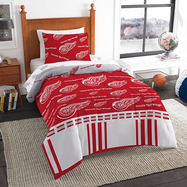 Detroit Red Wings Nhl Twin Bedding Set, Nhl Twin Bedding Set