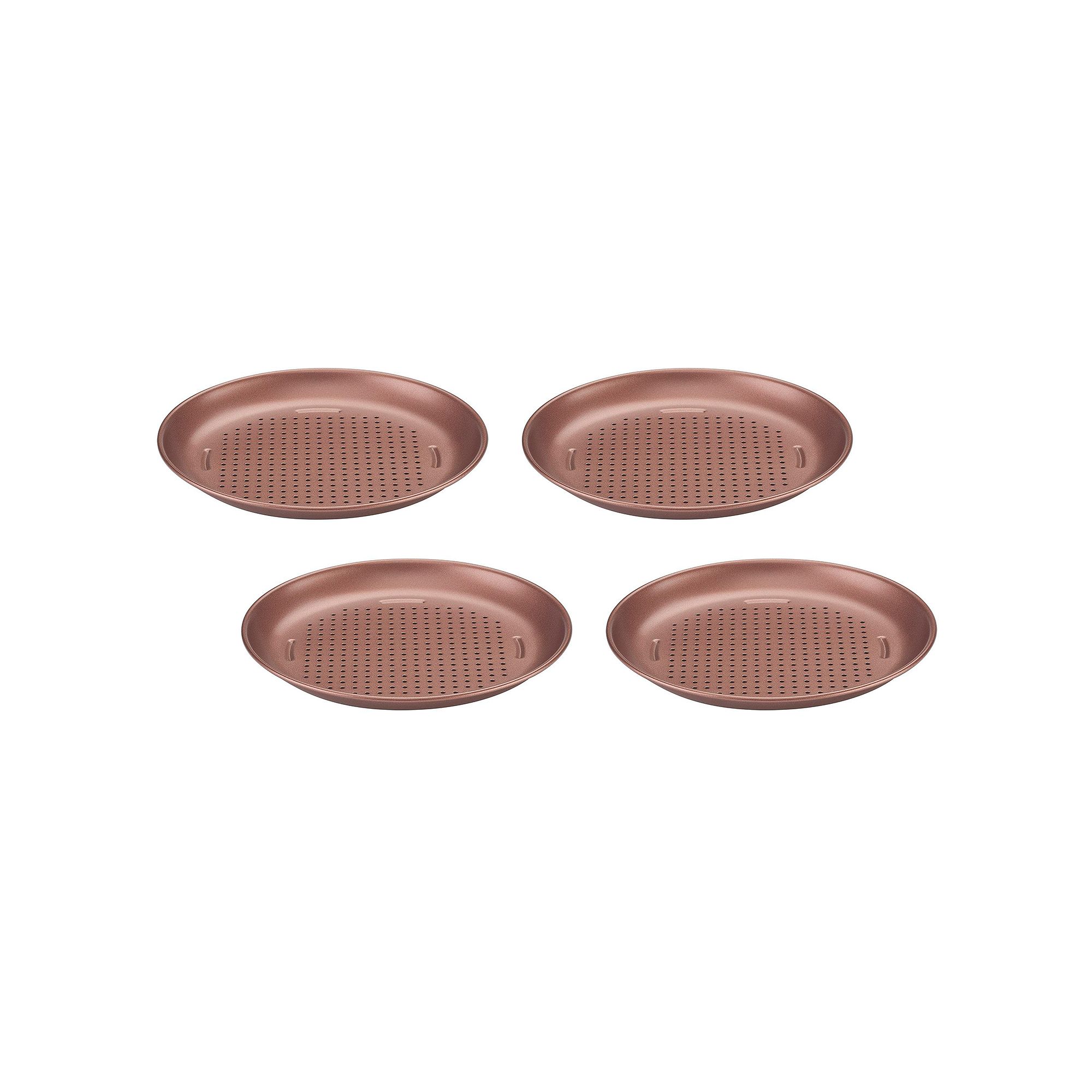 Cuisinart® 4-pc. Mini Pizza Pan Set, Brown