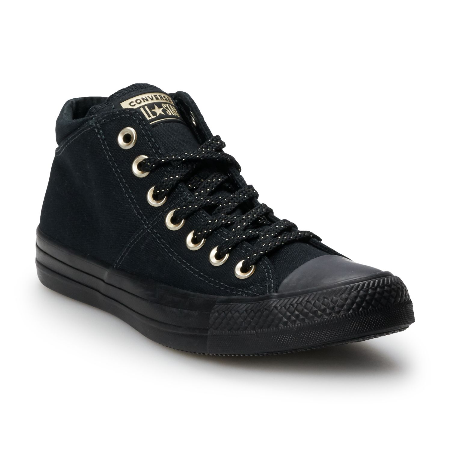 black mid converse