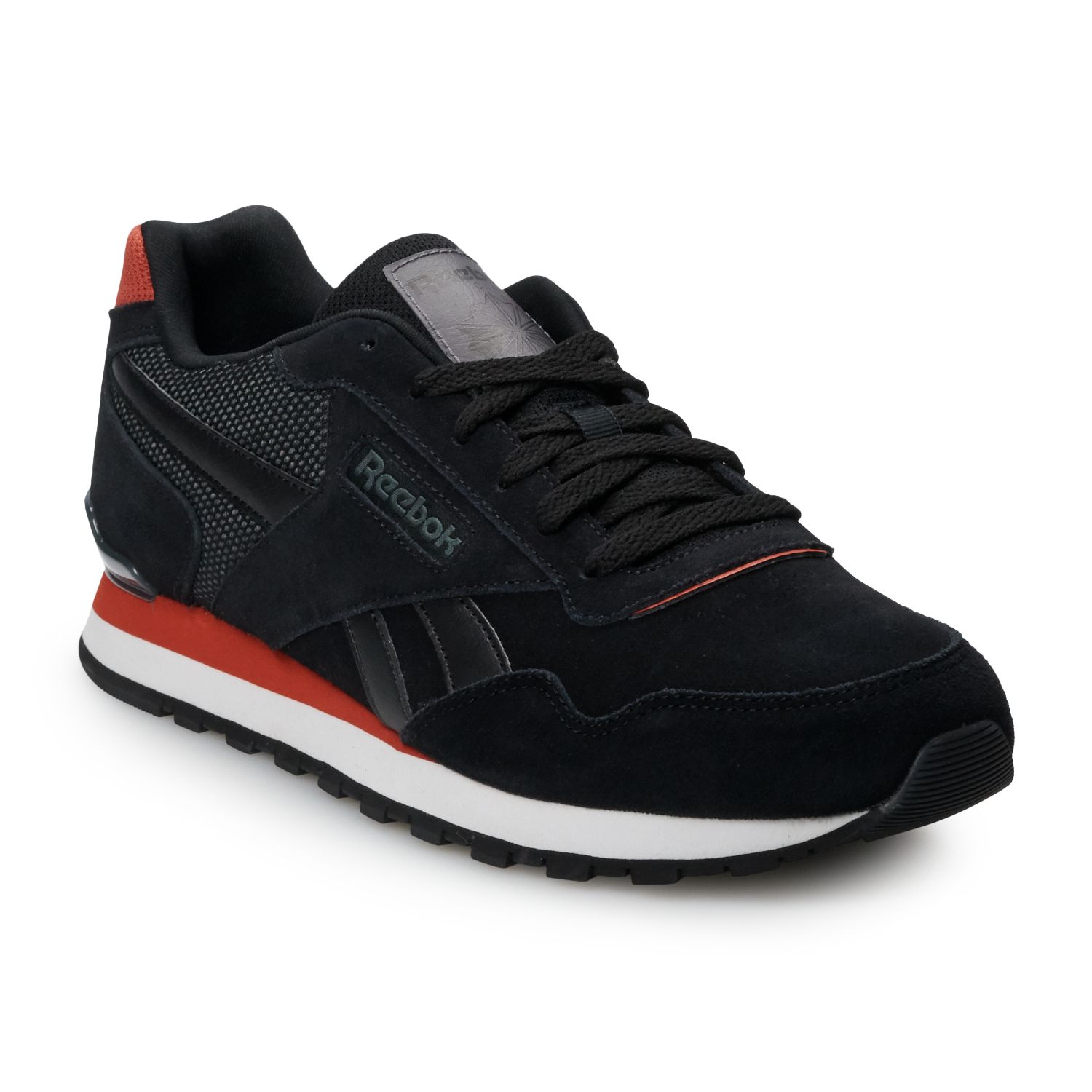 reebok cl harman run men's leather sneakers