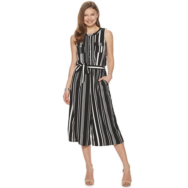 Women's Apt. 9® Sleeveless Jumpsuit with Tie at Waist