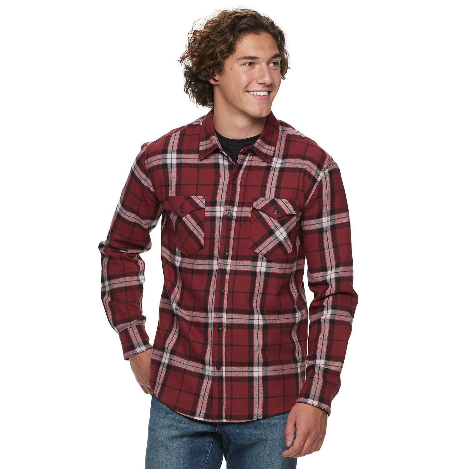 levi's green flannel