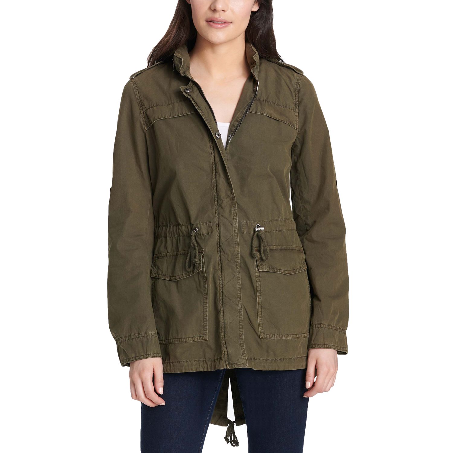 lined fishtail parka jacket levis