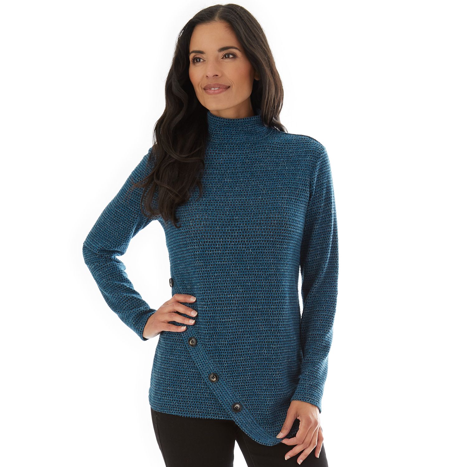 kohls womens mock turtleneck