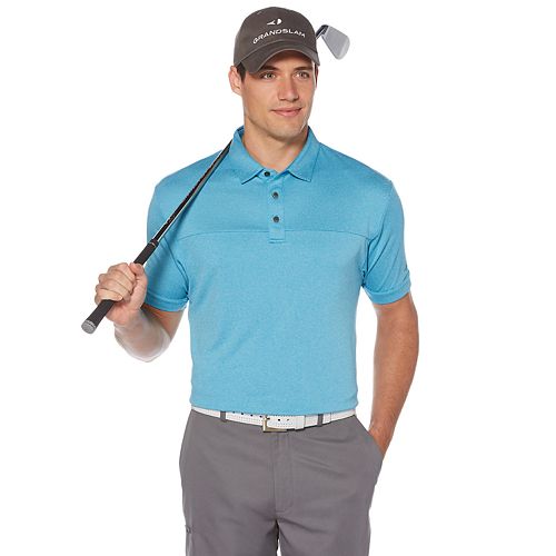 Men's Grand Slam DriFlow ClassicFit Colorblock Performance Golf Polo