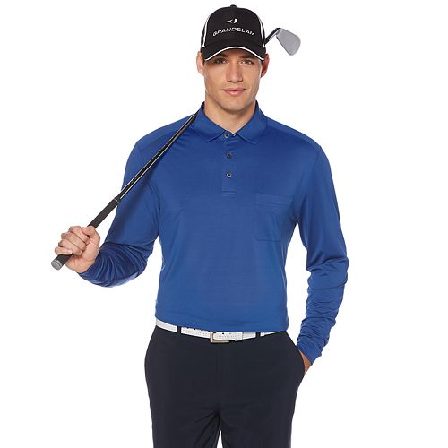 grand slam performance long sleeve polo