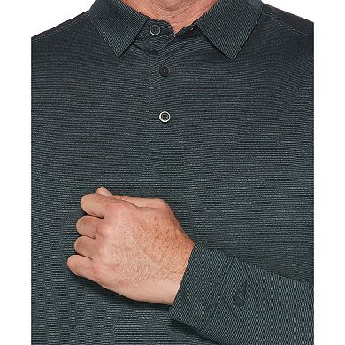 Men's Grand Slam Classic-Fit Long Sleeve Performance Golf Polo