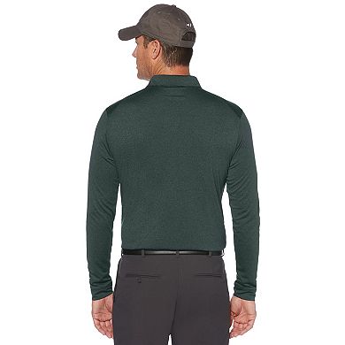 Men's Grand Slam Classic-Fit Long Sleeve Performance Golf Polo