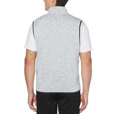 Men's Grand Slam Midweight Sweater Knit Fleece Golf Vest