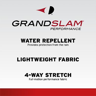 Men's Grand Slam Classic-Fit Water-Repellent Golf Pullover