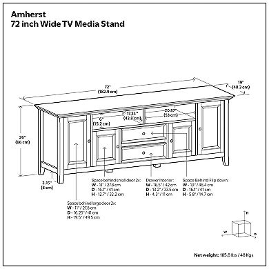 Simpli Home Amherst TV Stand
