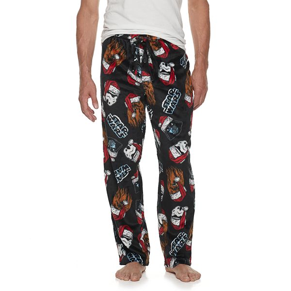 Men S Star Wars Holiday Fleece Sleep Pants