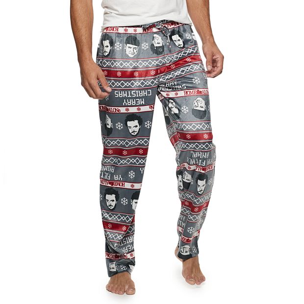 Men's Home Alone Filthy Animal Ugly Sweater Sleep Pants