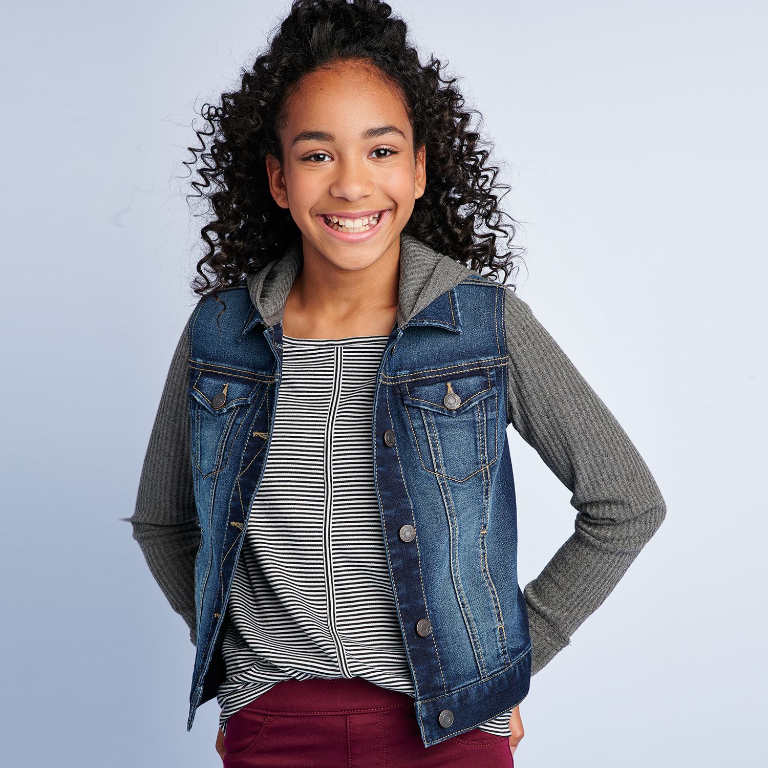 kohls girls jean jacket