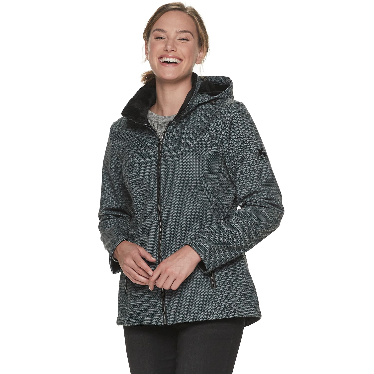 women's zeroxposur britney soft shell hooded jacket
