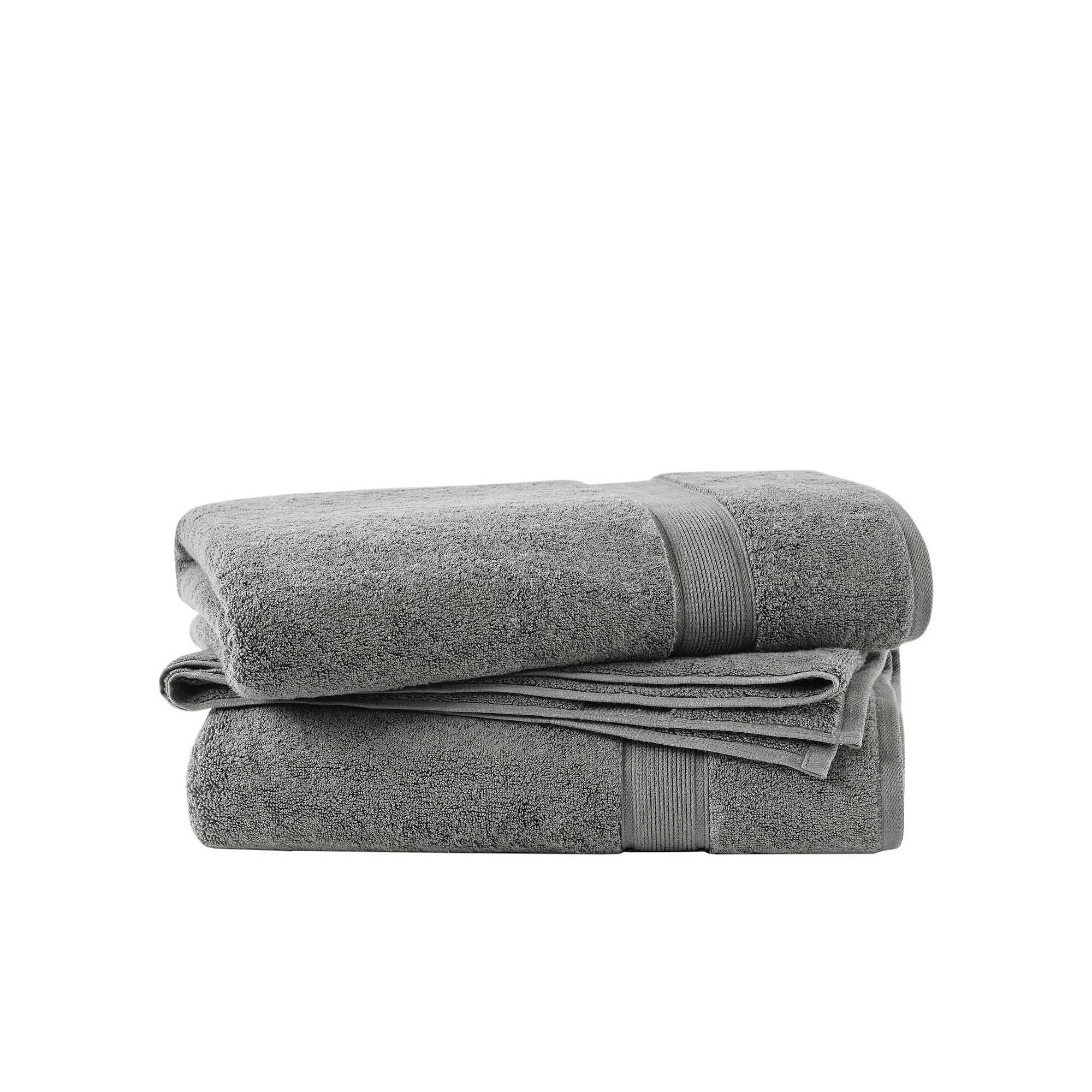 Madison Park Signature 800GSM 2-Pack Ultra-Soft Cotton Absorbent Bath Sheet