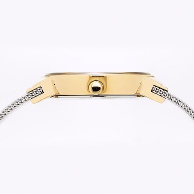 Womens BERING BERING Women's Classic Two-tone Stainless Steel Mesh Strap Watch
