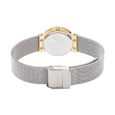 Womens BERING BERING Women's Classic Two-tone Stainless Steel Mesh Strap Watch