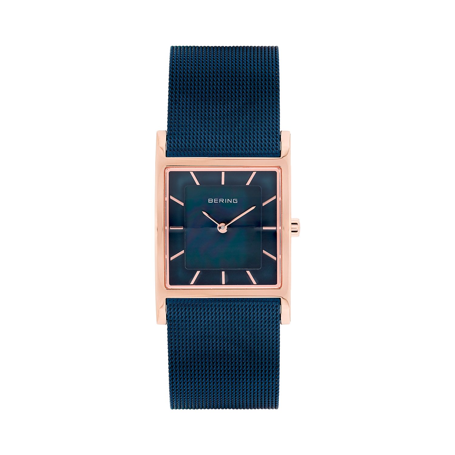 bering rose gold watch