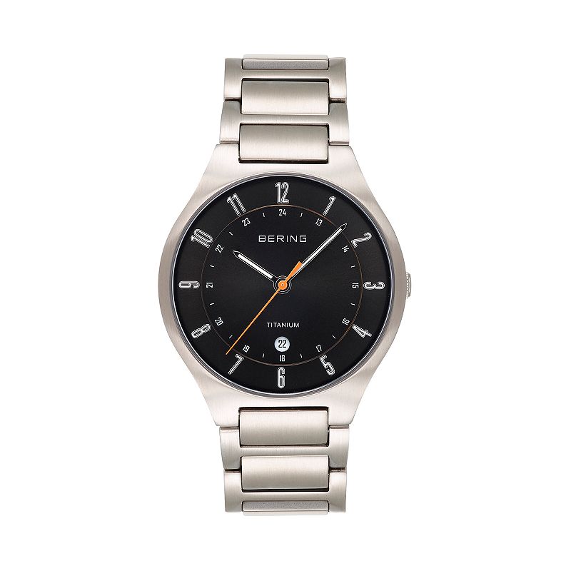 BERING Mens Titanium Watch - 11739-772, Size: Medium, Silver