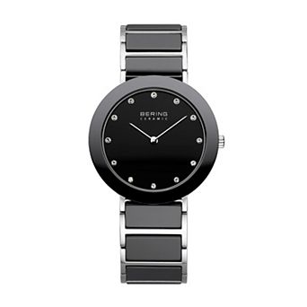 BERING Women's Black Ceramic Link Watch - 11435-749